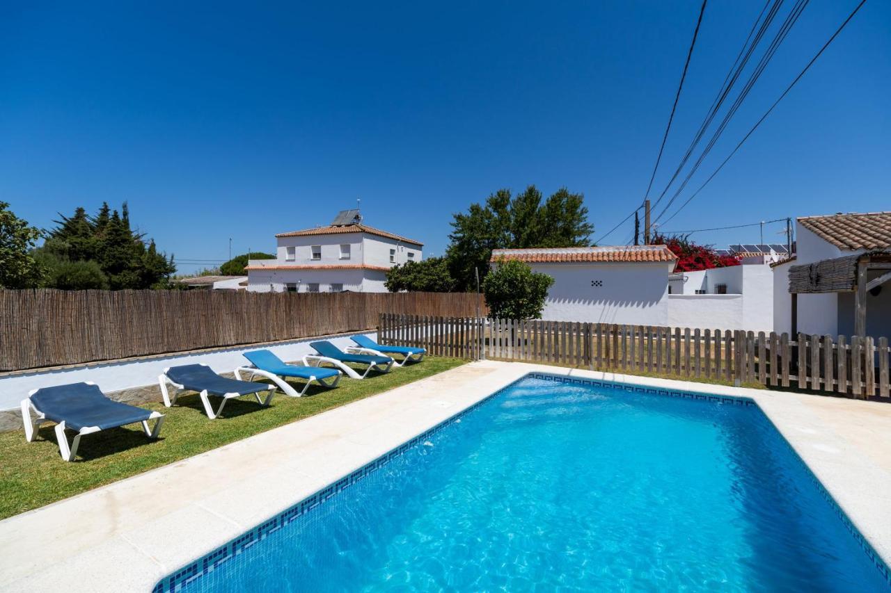 Casa Carlos Con Piscina Privada En Conil 科尼尔-德拉弗龙特拉 外观 照片